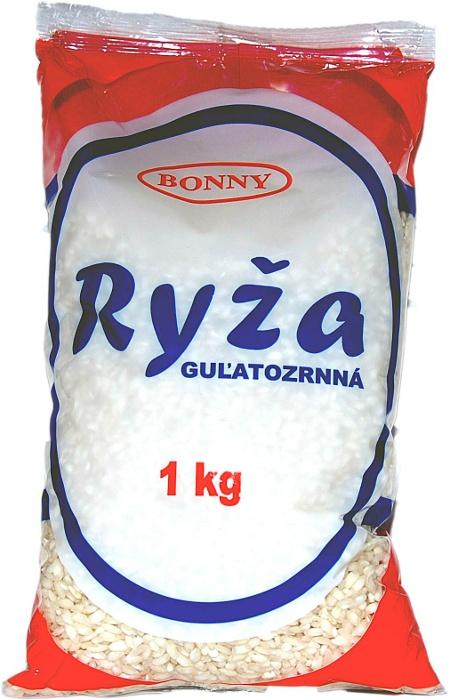 Ryža guľatozrnná Bonny 1 kg - E-shop - Dovezieme.sk