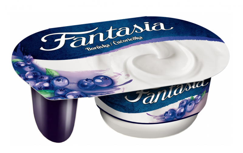 Danone Fantasia jogurt čučoriedka 4x122g