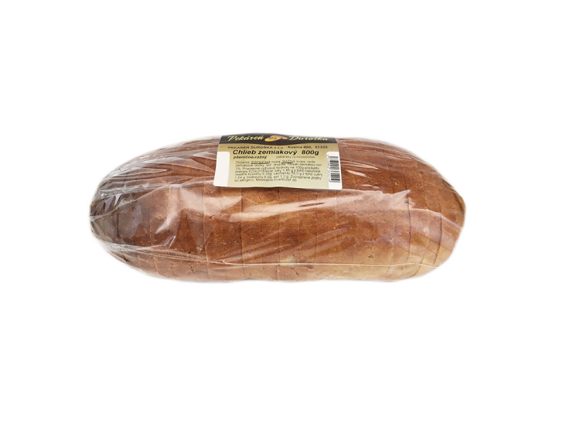 Chlieb pšenično ražný zemiakový balený krájaný 800 g