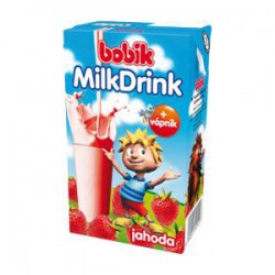 Bobík Milk drink jahoda 250 ml