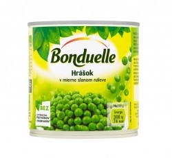Bonduelle Hrášok v mierne slanom náleve, 425 ml (400g)