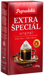 Popradská káva mletá vákuová Extra špeciál 250 g