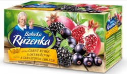 aj Babika-Ruenka s prchuou iernej rbezle, ostrun a grantovho jablka 40g