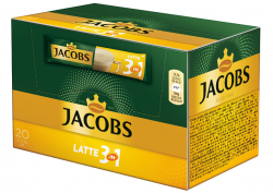 Jacobs Latte 3v1 káva instantná 20ks 250g