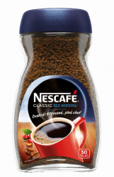 Nescafé Classic bez kofeínu káva instantná 100g