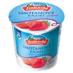Zvolenský Smotanový jogurt jahoda 320g