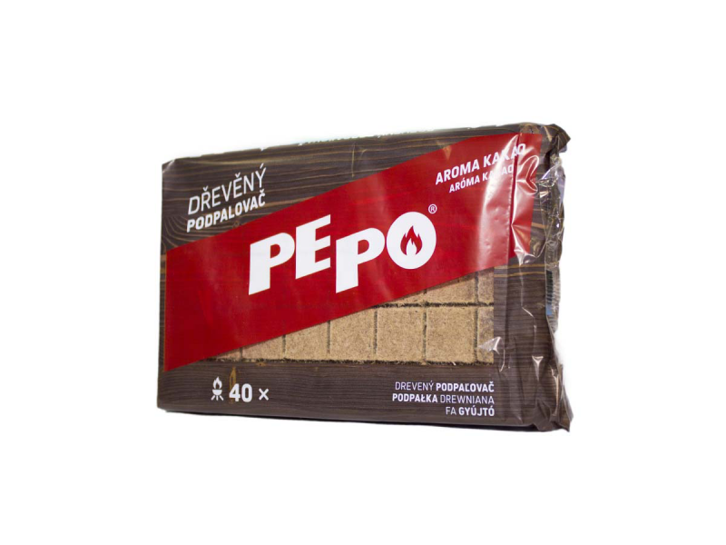 PEPO - drevený podpaľovač 40ks