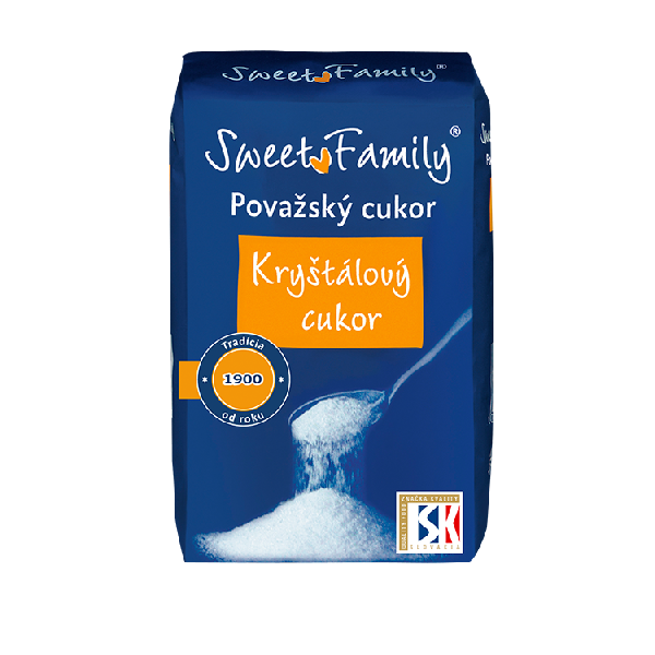 Cukor kryštálový Sweet family 1kg