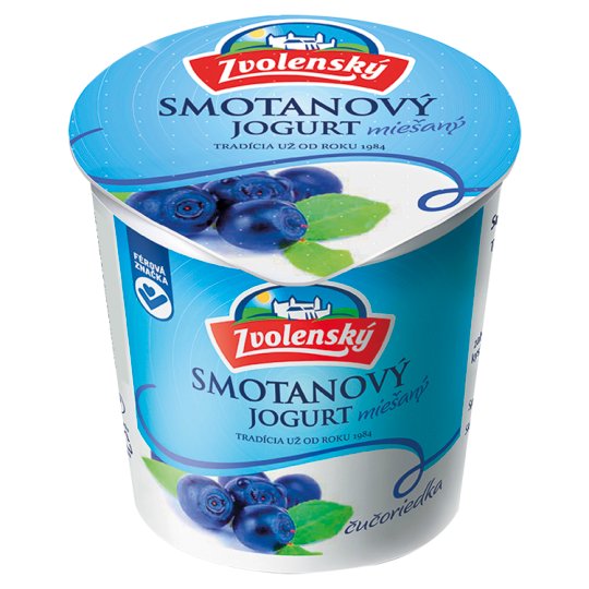 Zvolenský Smotanový jogurt čučoriedka 320g